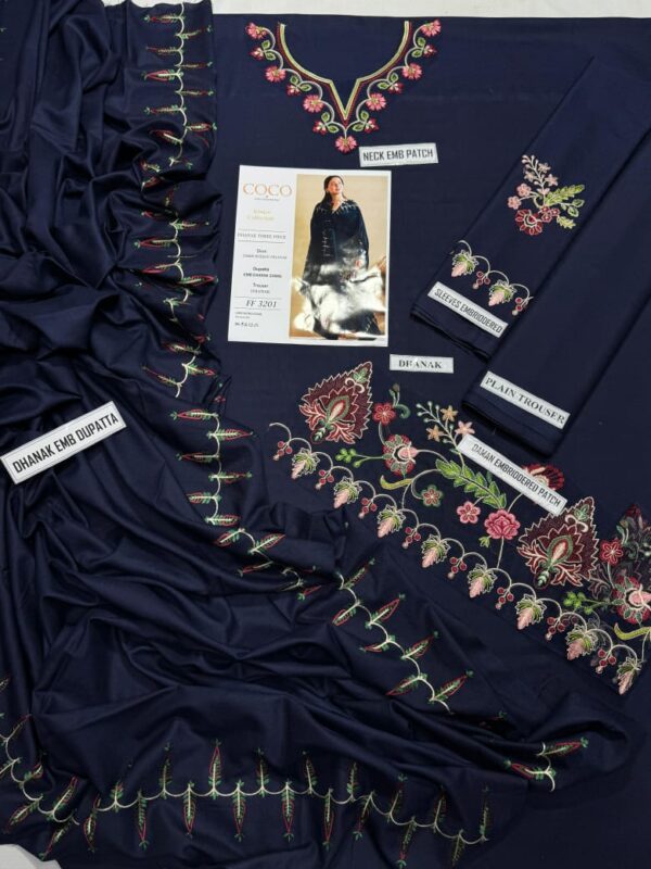 Dhanak 3 Piece suit | Winter Collection 2025