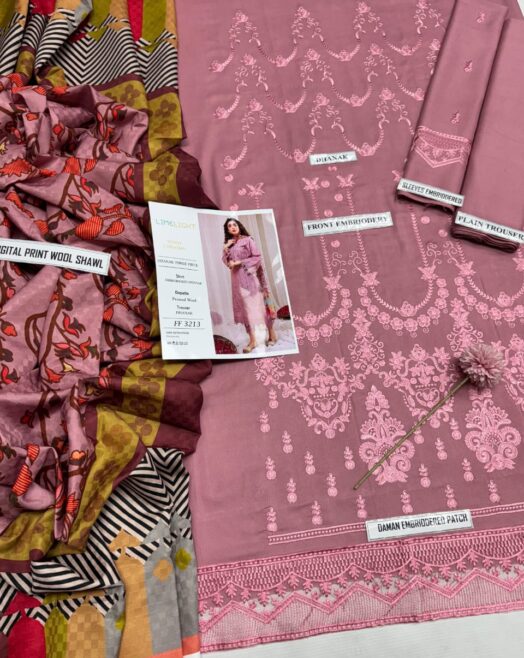 LIME LIGHT - Dhanak 3 Piece Unstitched
