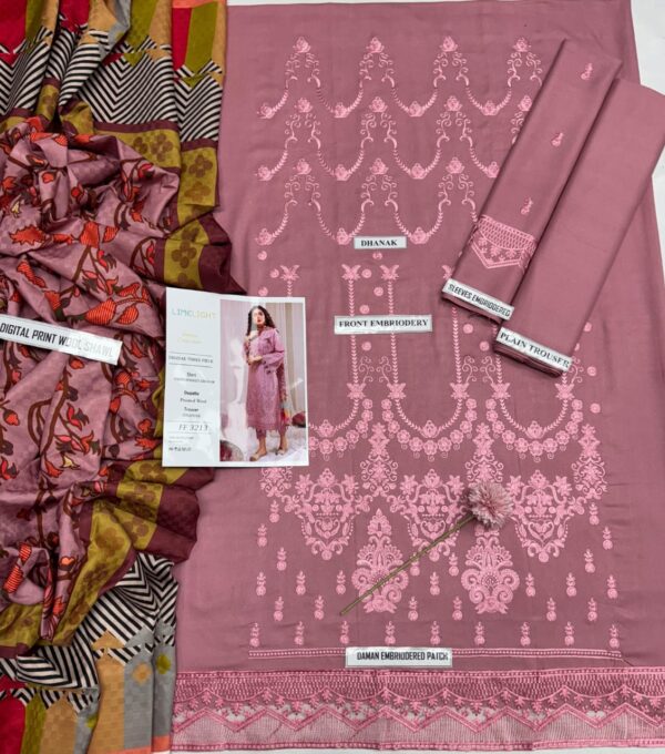 LIME LIGHT - Dhanak 3 Piece Unstitched