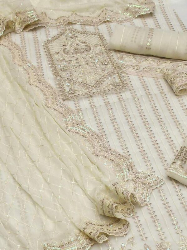 Akbar Aslam Luxury Wedding & Party Wear – Organza & Chiffon Suit