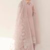 Luxury Organza Embroidered Suit with Shalmoz Silk Trouser & Dupatta