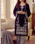 Makhmal Velvet 2PC Suit – Premium Embroidered Suit