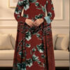 Airjet Khaddar Digital Print 3PC – Fine Quality Winter Volume W154