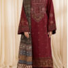 Sapphire Premium Dhanak Embroidered Suit with Digital Wool Shawl