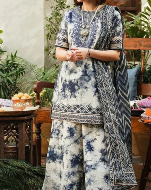 Airjet Khaddar Digital Print 3PC – Fine Quality Winter Volume W159