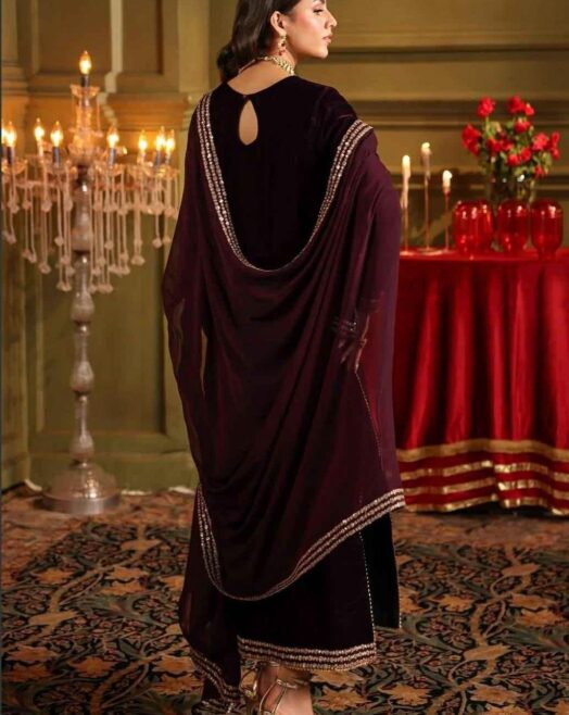 Charizma Velvet 9000 – Premium Winter Embroidered 3PC Collection