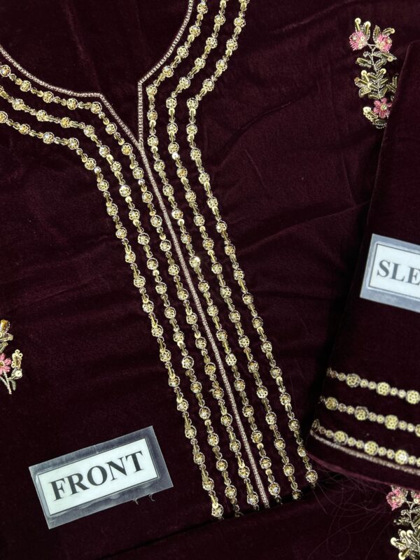 Charizma Velvet – Premium Winter Embroidered 3PC Collection - Image 4