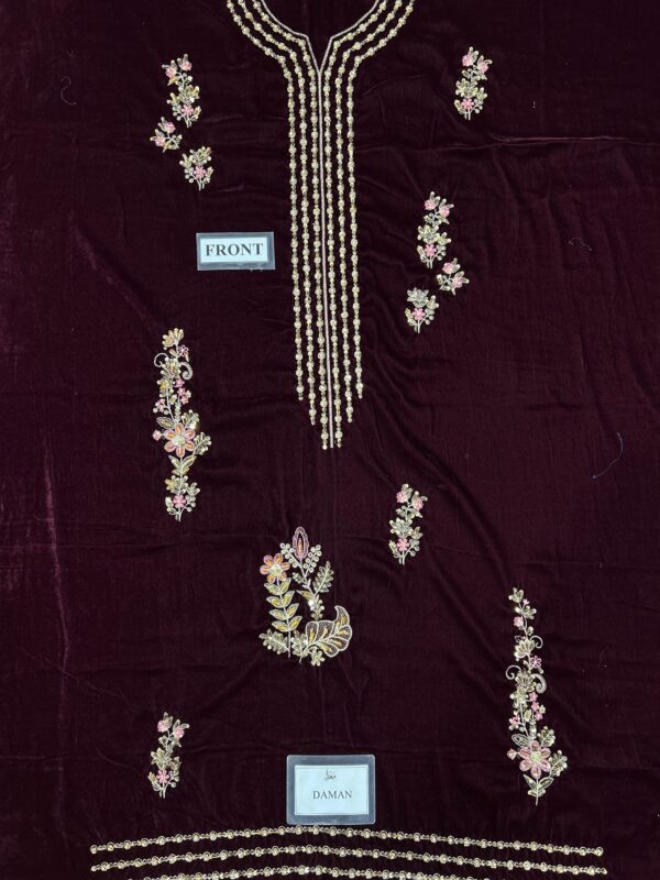 Charizma Velvet – Premium Winter Embroidered 3PC Collection - Image 5