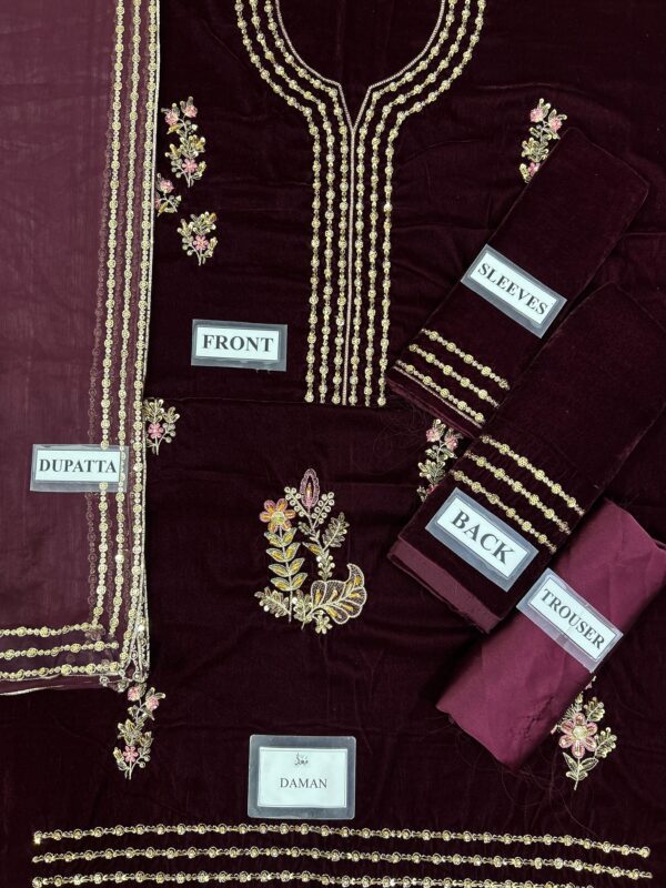 Charizma Velvet 9000 – Premium Winter Embroidered 3PC Collection