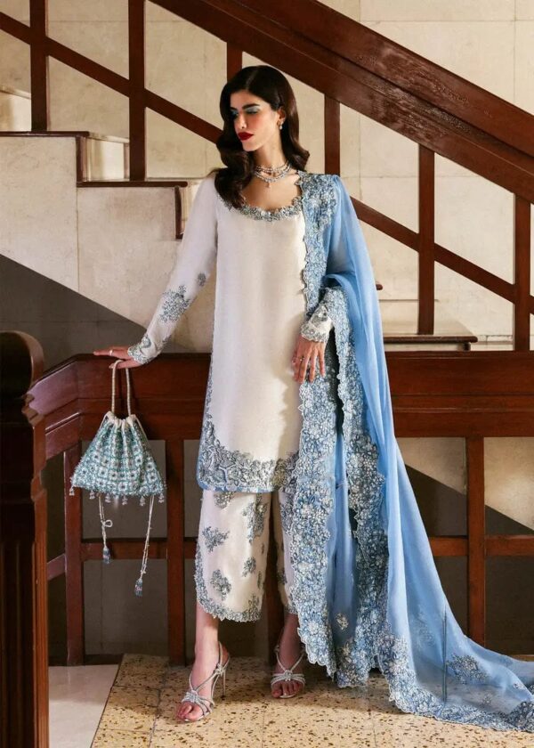 Luxury Sheesha Silk Embroidered Fancy Suit – Premium Festive Collection