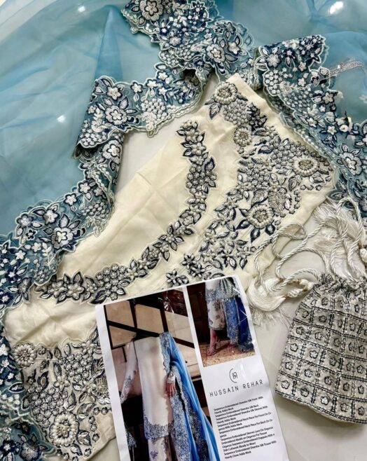 Luxury Sheesha Silk Embroidered Fancy Suit – Premium Festive Collection