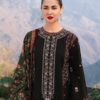 Luxury Heavy Embroidered Dhanak Suit with Printed Pashmina Shawl W105