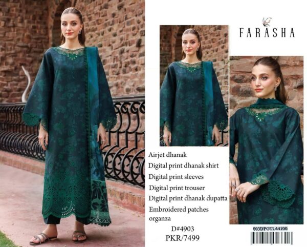 Digital Print 3PC Suit Dhanak Airjet – Premium 3PC Collection
