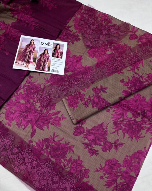 Digital Printed Dhanak Airjet Patches Volume – 3PC Premium Suit 01