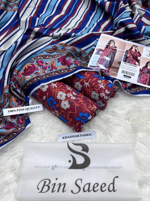 Airjet Khaddar Digital Print 3PC – Fine Quality Winter Volume W158