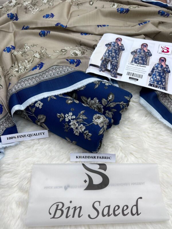 Airjet Khaddar Digital Print 3PC – Fine Quality Winter Volume W162