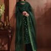 Iznik Velvet Unstitched Replica – Velvet Shirt | Organza Dupatta