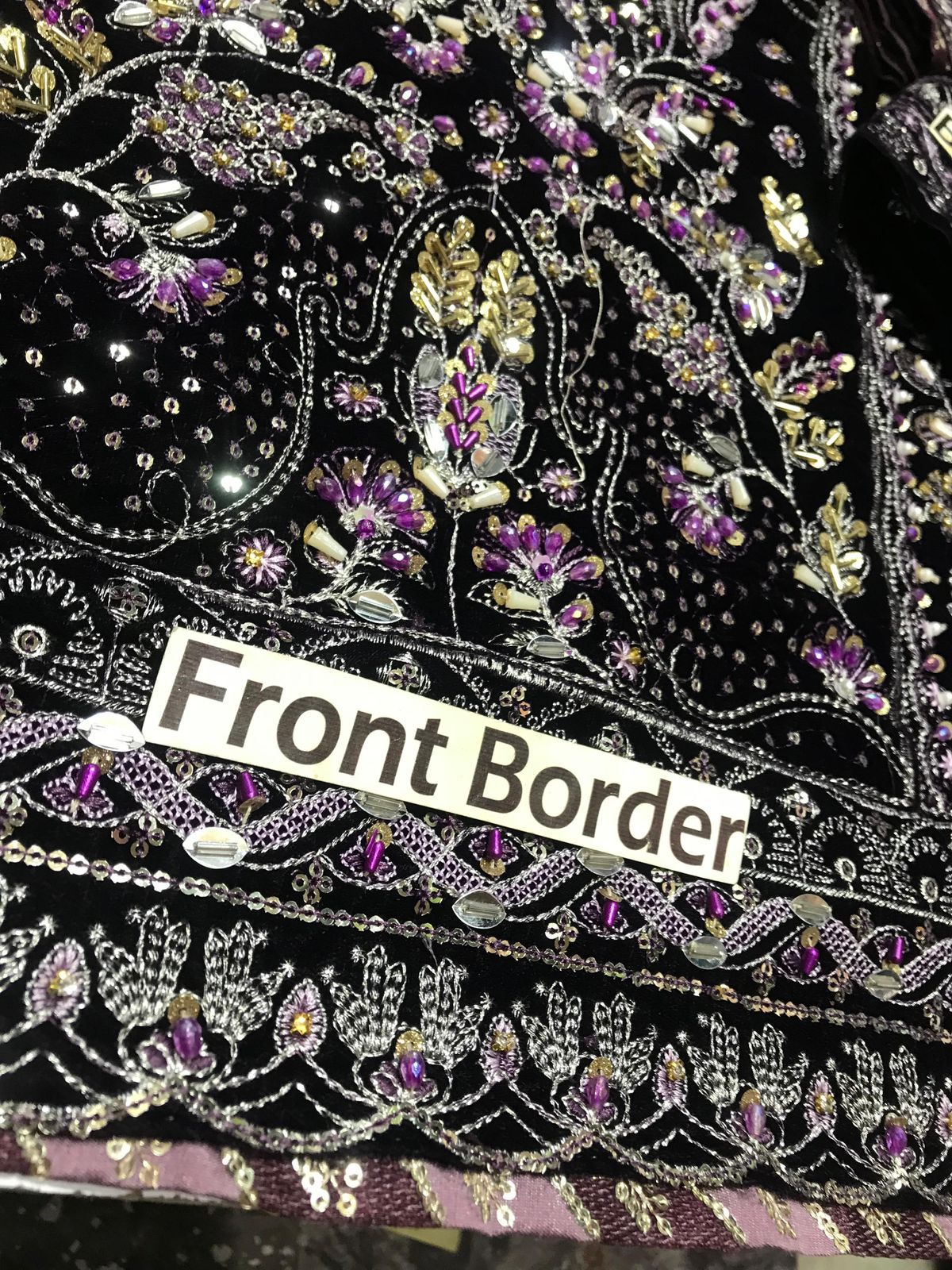 Aneelas Luxury Velvet 3PC Suit | Heavy Embroidery & Adda Work | Organza Dupatta