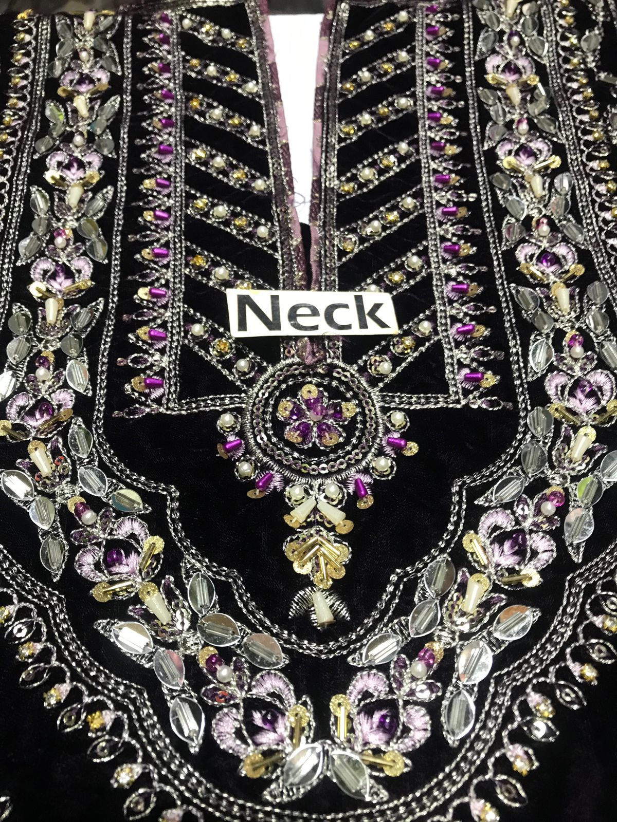 Aneelas Luxury Velvet 3PC Suit | Heavy Embroidery & Adda Work | Organza Dupatta