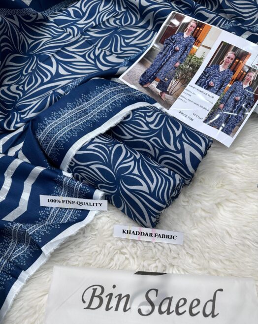 BIN SAEED – Airjet Khaddar Digital Print 3PC Winter Unstitched Collection