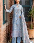 Motifz - Cambric Unstitched 3-piece Digital Printed Suit