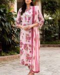 Motifz - Cambric Unstitched 3-piece Digital Printed Suit