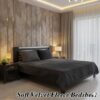 Soft Velvet Fleece King Size Bedsheet – Winter 2025 Print Collection