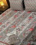 Pure Cotton Double Bedsheet Set with Pillow Covers – Premium 3PC Pack