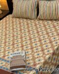 Pure Cotton Double Bedsheet Set with Pillow Covers – Premium 3PC Pack
