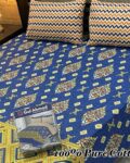 Pure Cotton Double Bedsheet Set with Pillow Covers – Premium 3PC Pack