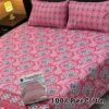 Pure Cotton Double Bedsheet Set with Pillow Covers – Premium 3PC Pack