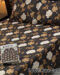 Pure Cotton Double Bedsheet Set with Pillow Covers – Premium 3PC Pack