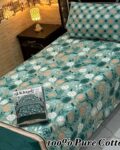 Pure Cotton Single Bedsheet Set – Premium 4PC Pack with Pillow Covers