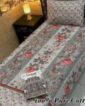 Pure Cotton Single Bedsheet Set – Premium 4PC Pack with Pillow Covers