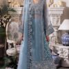 ZAHA Bridal Luxury Organza Embroidered Suit with Pearls & Cut Dana Handwork
