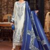 Maria B Dhanak Heavy Embroidered 3PC Suit with Printed Wool Shawl