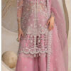 Luxury Organza Heavy Embroidered & Cutwork Unstitched 3PC Suit with Malai Trouser