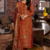 Maria B Premium Dhanak Multi-Head Heavy Embroidered 3PC Suit with Digital Wool Shawl