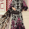 Maria B Printed Lawn Embroidered Unstitched 3PC Suit with Chiffon Dupatta