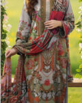 Unstitched Banadoria lawn Digital printed 3PC Suit