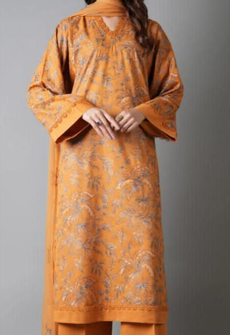 Embroidered Lawn 3 Piece Suit