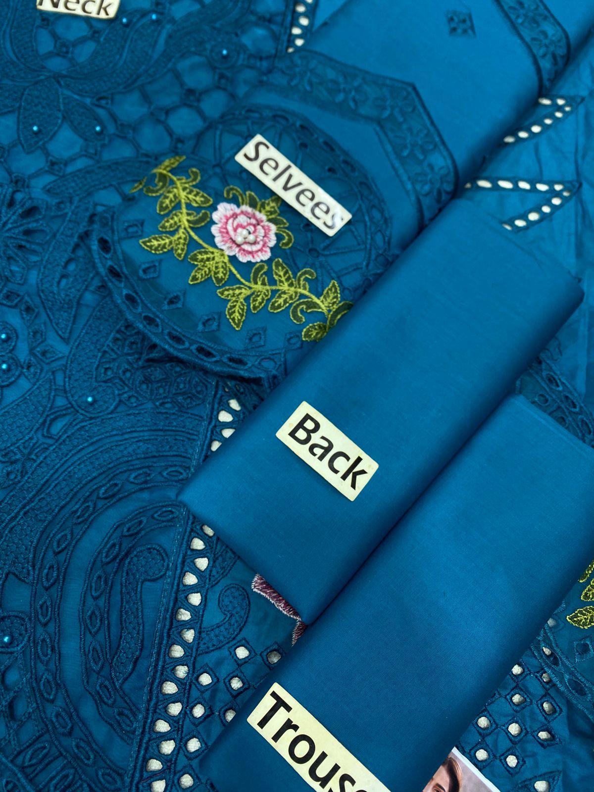 Chikankari Embroidered Lawn 3PC Suit