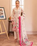 Unstitched 3 piece lawn suit - Sitara Studio