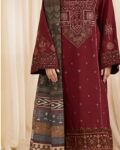 Unstitched 3 Piece Embroidered Lawn Suit