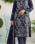 Unstitched Embroidered Lawn 3 Piece Suit