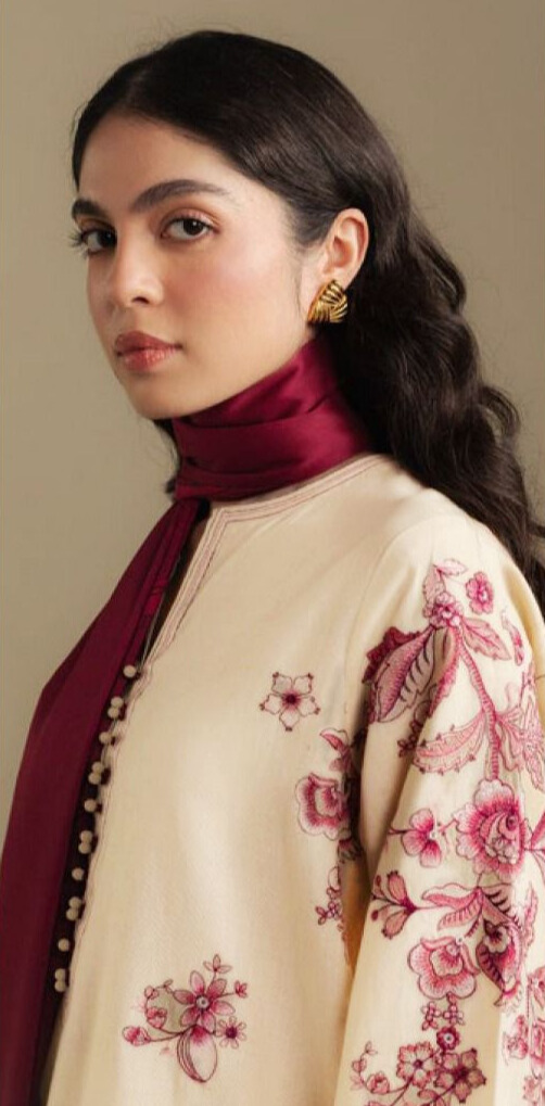 3 Piece Embroidered Lawn Suit