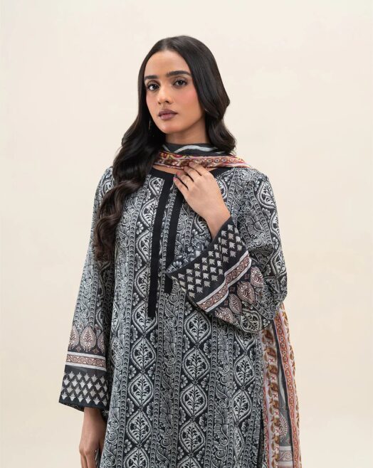 3 Piece Printed Lawn Suit beechtree