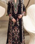 3 Piece Black Heavy Embroidered Lawn Suit