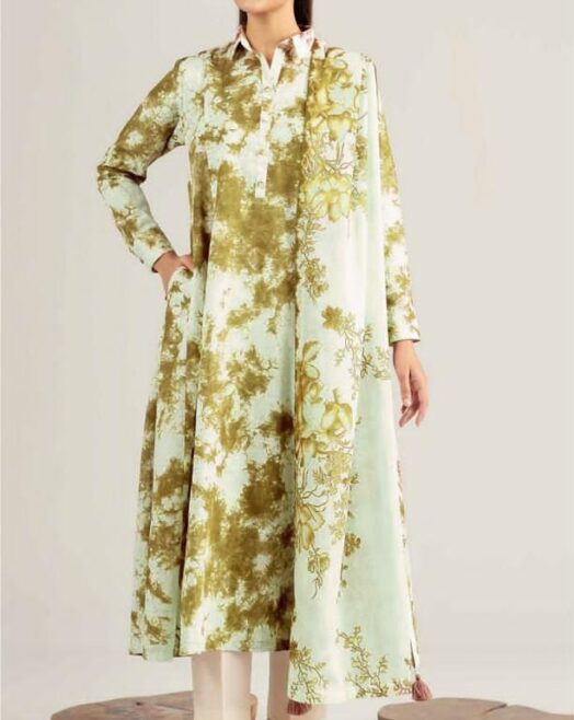 Floral Printed Lawn 3 Piece Suit