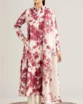 Unstitched Off-White Floral Printed Lawn 3 Piece Suit